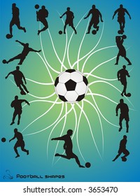 football soccer composition