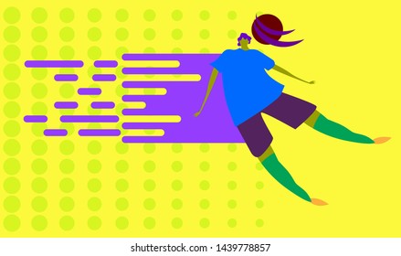 Football or Soccer design banner and football player silhouette. Soccer championship.
