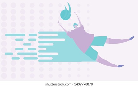 Football or Soccer design banner and football player silhouette. Soccer championship.