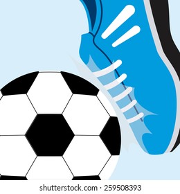 football soccer design, vector illustration eps10 graphic 