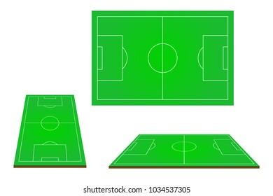 Football soccer field