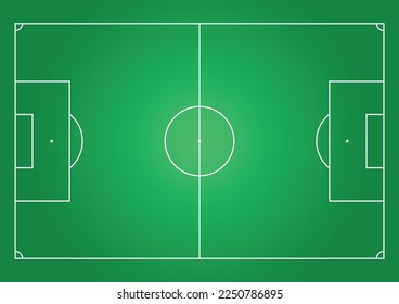 Football soccer field arena. Vector Illustration