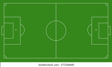 Football or soccer field background