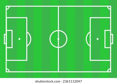 Football soccer field line contour background icon