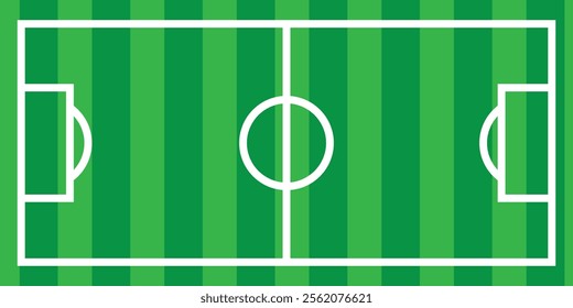 Football soccer field line contour background icon