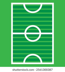 Football soccer field set. Scheme of the european football field. Soccer strategy field. Vector illustration. 