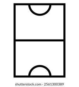 Football soccer field set. Scheme of the european football field. Soccer strategy field. Vector illustration. 