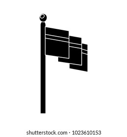 football soccer flag flat icon