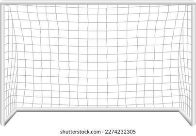 Football Soccer Futsal Goal Net Vector Illustration