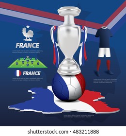 Football, Soccer Graphic Element Vector Illustration