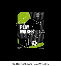 football  soccer graphic tees vector illustration design and other uses
