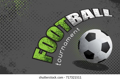 Football, soccer grunge