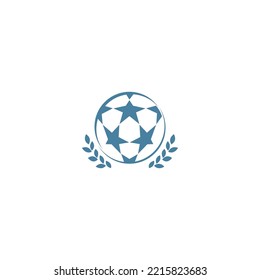 Football, soccer icon logo design vector