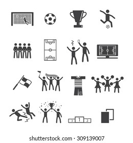 Football Soccer icon set