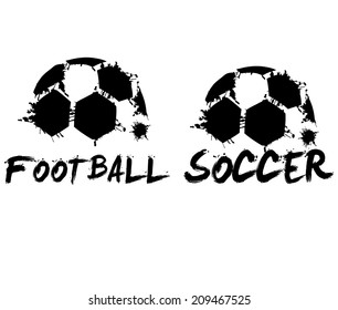 football and soccer illustration