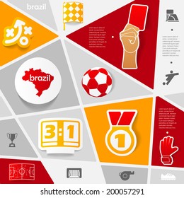 football, soccer infographic