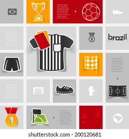 football, soccer infographic