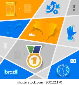 football, soccer infographic