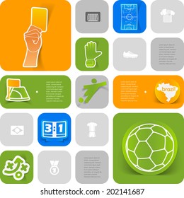 football, soccer infographic