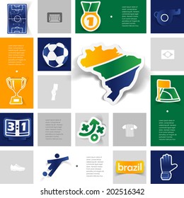 football, soccer infographic