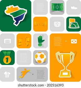 football, soccer infographic