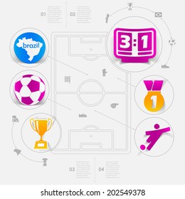 football, soccer infographic