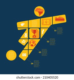 football, soccer infographic
