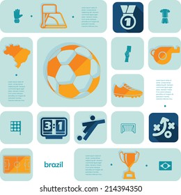 football, soccer infographic