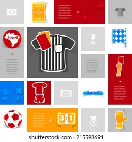 football, soccer infographic