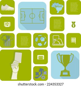 football, soccer infographic