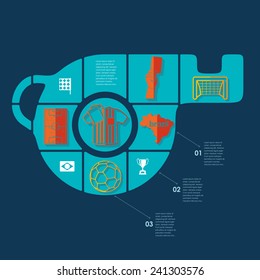 football, soccer infographic