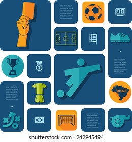 football, soccer infographic