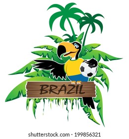 Football or soccer invitation, Football Mascot Characters. Vector Illustration Eps.10 