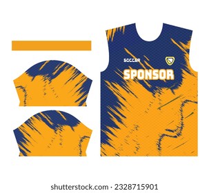 football soccer jersey design for sublimation or soccer football jersey design