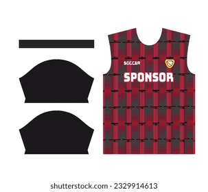 football soccer jersey design for sublimation or soccer football jersey design