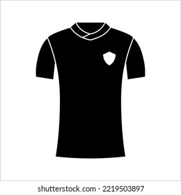 Football Or Soccer Jersey Icon. Vector Illustration On White Background