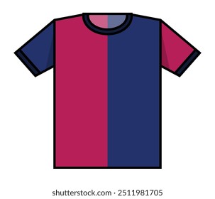 Football Soccer Kit Uniform Jersey Template Generator Blank Striped Pattern Background Icon Clip Art