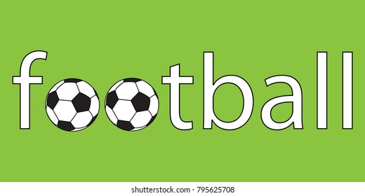 Football soccer logo
