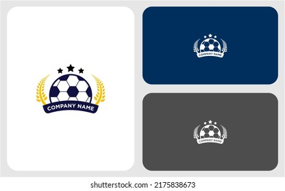 Football, soccer logo design vector