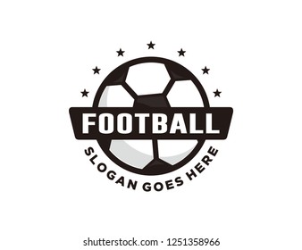 Football soccer logo template