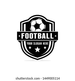 Soccer Football Logo Template Vector Illustration Stock Vector (Royalty ...