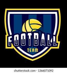 Football and soccer logo vector