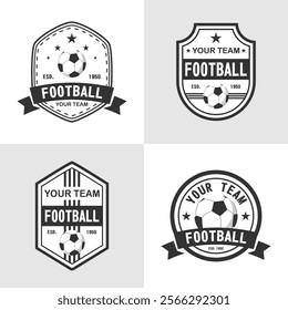 Football Soccer Logo Vector Art  Icons  and Graphics logo