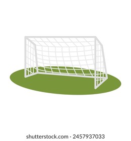 Ilustración vectorial de Elementos de fútbol o partido de fútbol. Marcador, uniforme, silbato, tarjetas de penalización, balón de fútbol, cronómetro aislado sobre fondo blanco. Concepto deportivo