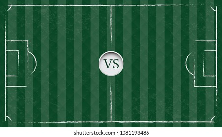 Football or soccer match statics infographic. Flat design. Vector Illustration.