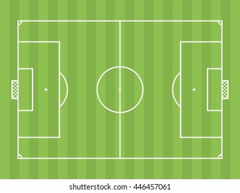 Football (soccer) pitch Design can be used for a website, mobile application, presentation, corporate identity design, wherever you decide that you need is. Looks good in small size, easy to modify.