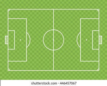 Football (soccer) pitch Design can be used for a website, mobile application, presentation, corporate identity design, wherever you decide that you need is. Looks good in small size, easy to modify.