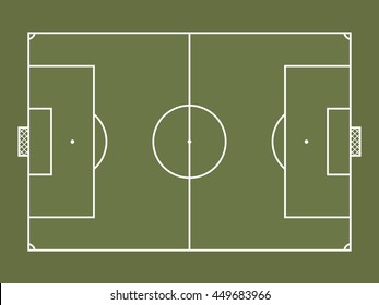 Football (soccer) pitch Design can be used for a website, mobile application, presentation, corporate identity design, wherever you decide that you need is. Looks good in small size, easy to modify.
