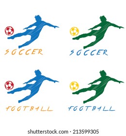 football and soccer player