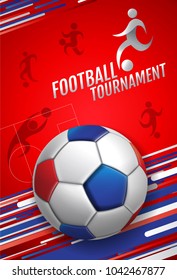 football, soccer, poster, banner template, vector illustration.